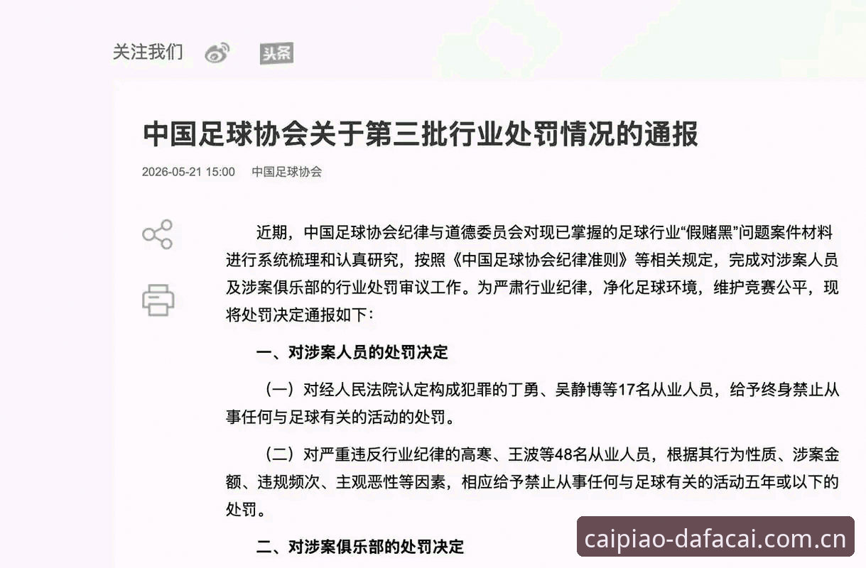 大发彩票官网登录最新版 中国足协第三批禁足名单解读教程:从处罚明细到行业反思的完整操作指南
