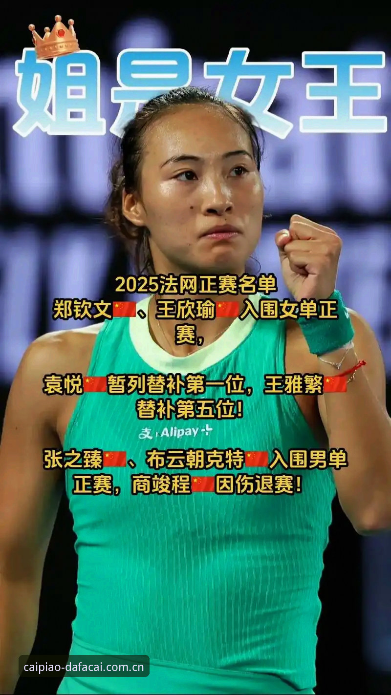 大发彩票中国官网教程 3个关键看点解析2026法网女单抽签,郑钦文保分压力下的突围路径